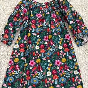 New Handcrafted Retro Vibe Peasant Dress